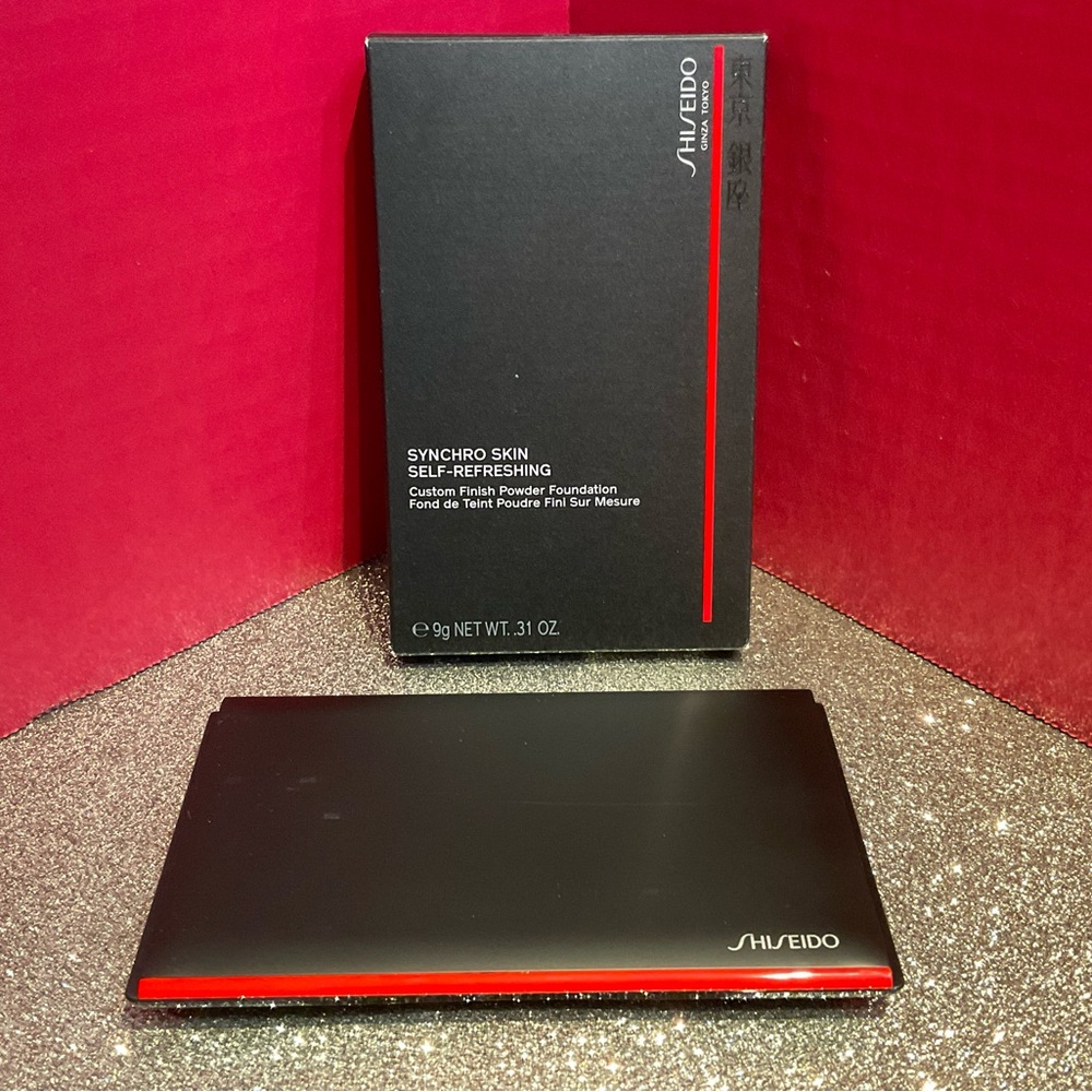 SHISEIDO Synchro powder foundation- OAK #340 - Picture 6 of 11